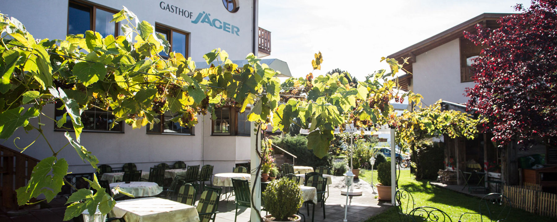 Gartenterrasse Landhotel Jäger