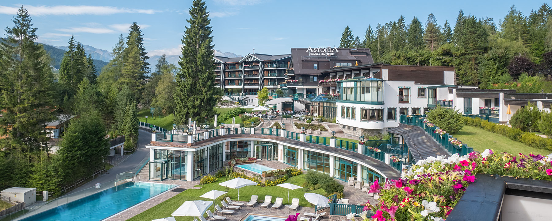 Aussenansicht Alpin Resort Sacher