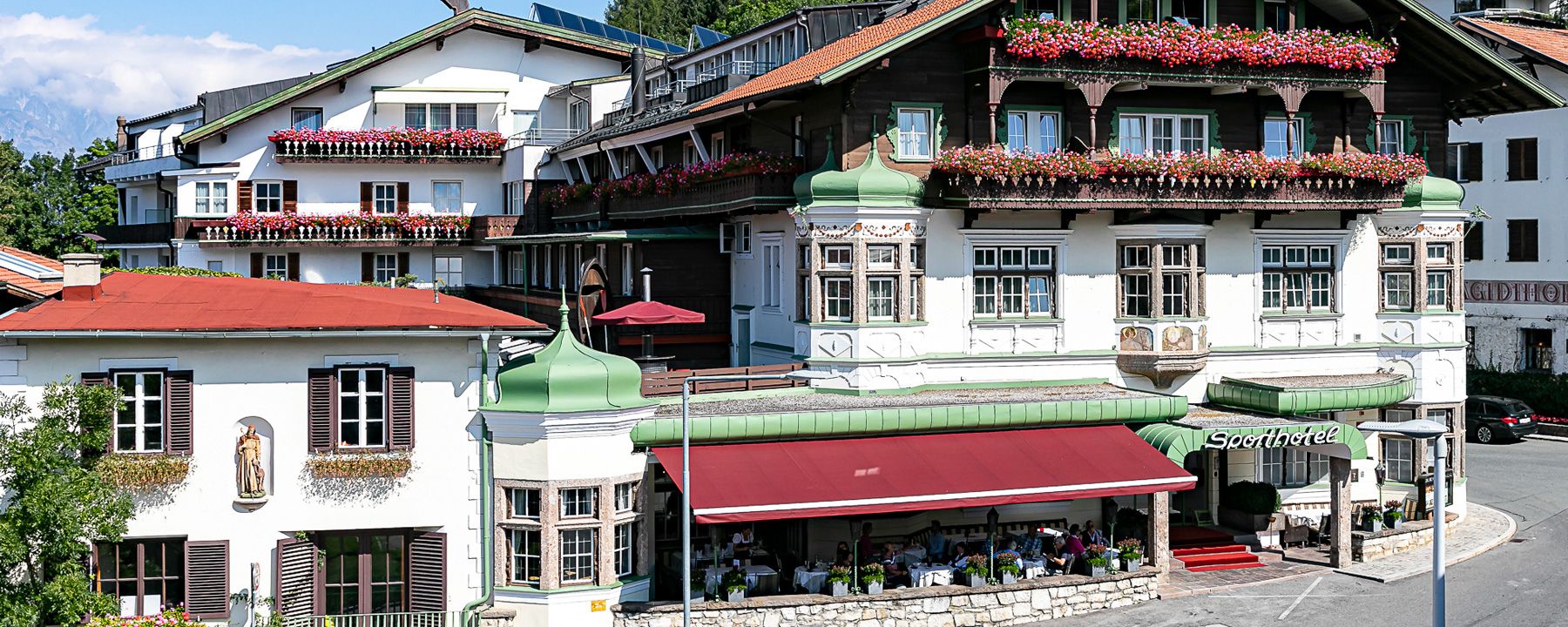 Aussenansicht Sporthotel Igls Innsbruck